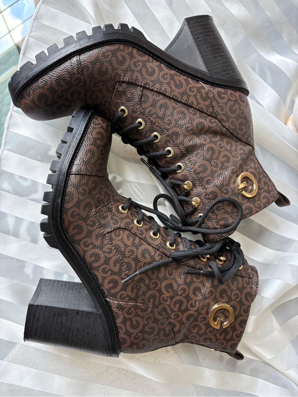 Guess Lace Up Boots